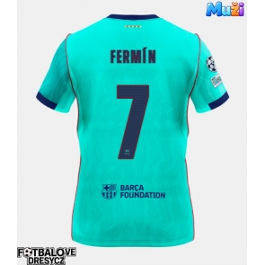 Barcelona Fermin Lopez #7 Alternativní Dres 2026-27 Krátký Rukáv
